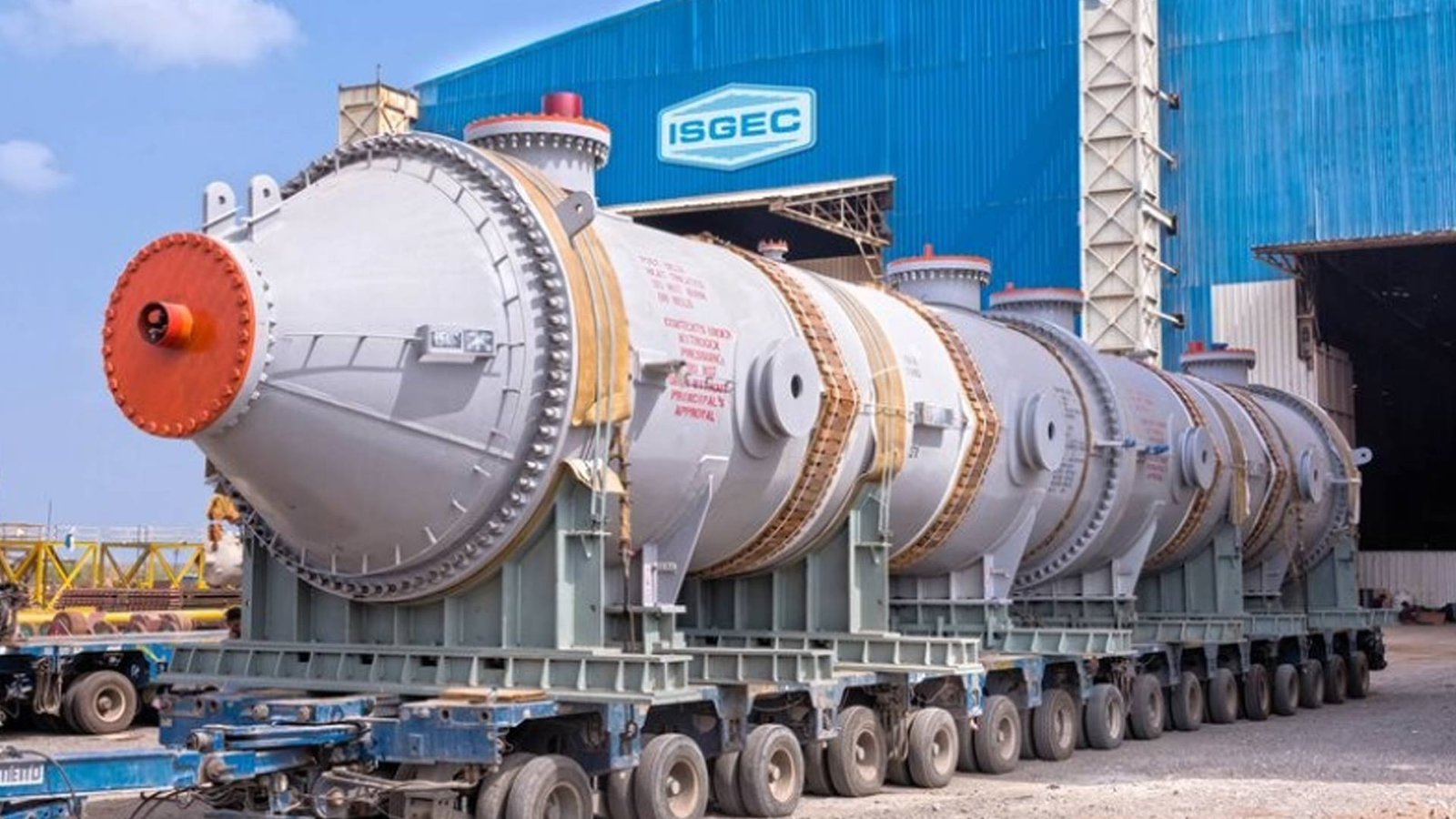ISGEC Barauni Pipe Rack Fabrication